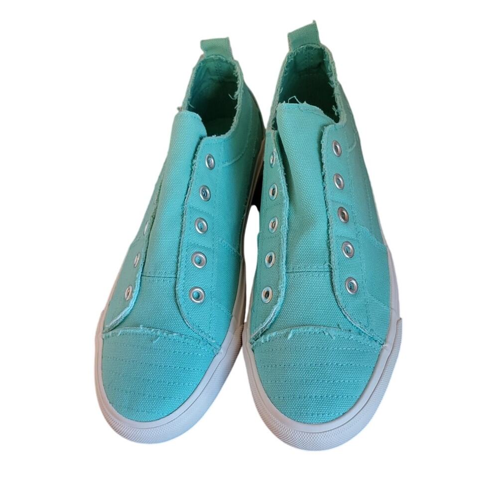 NEW Corkys Tennis Shoes Aqua Babalu Womens Size 10 Slip On Sneakers - Picture 2 of 16
